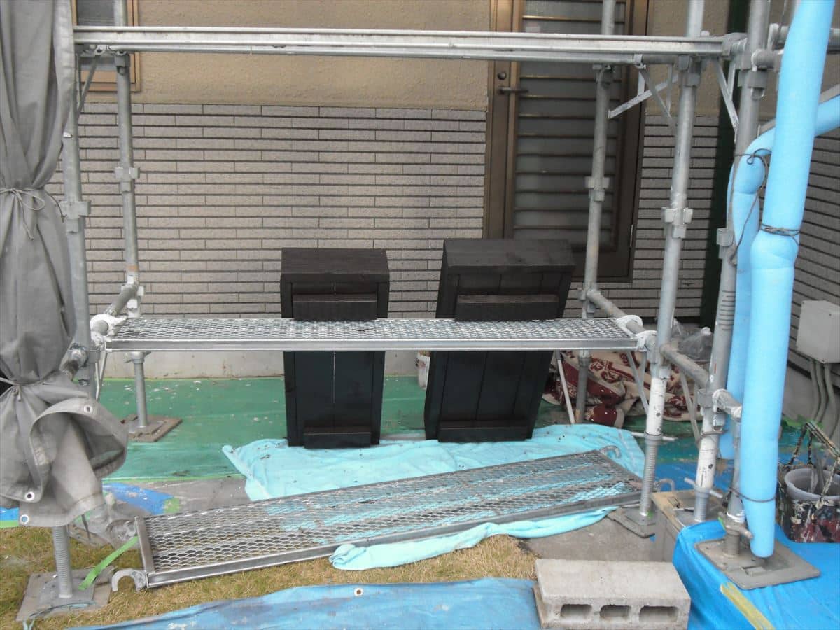 塗れ縁デッキ塗装