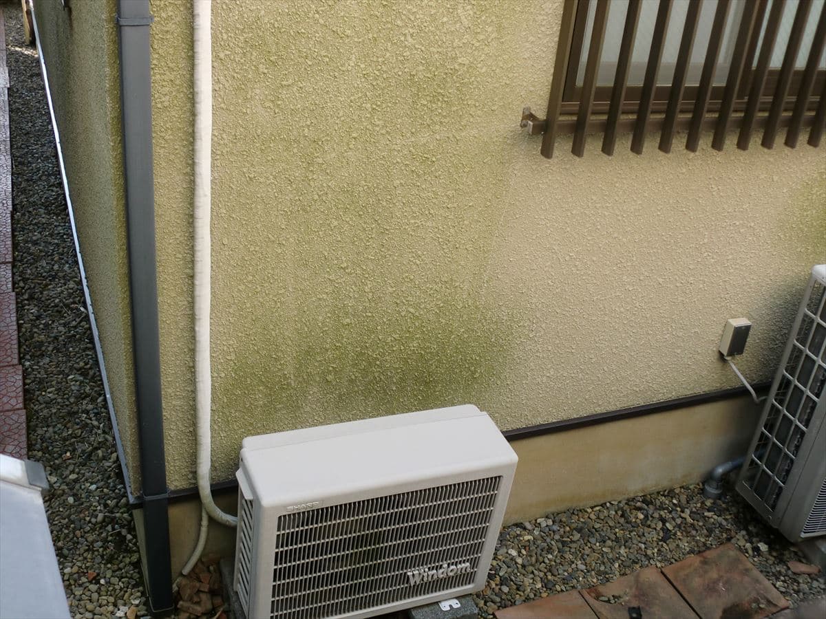 作業前外壁