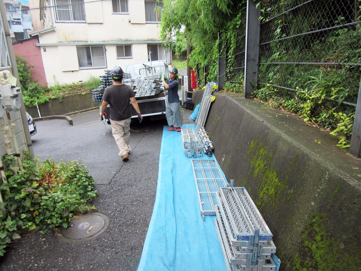 scaffold_008 | 外壁塗装は神奈川県横浜市の塗装職人