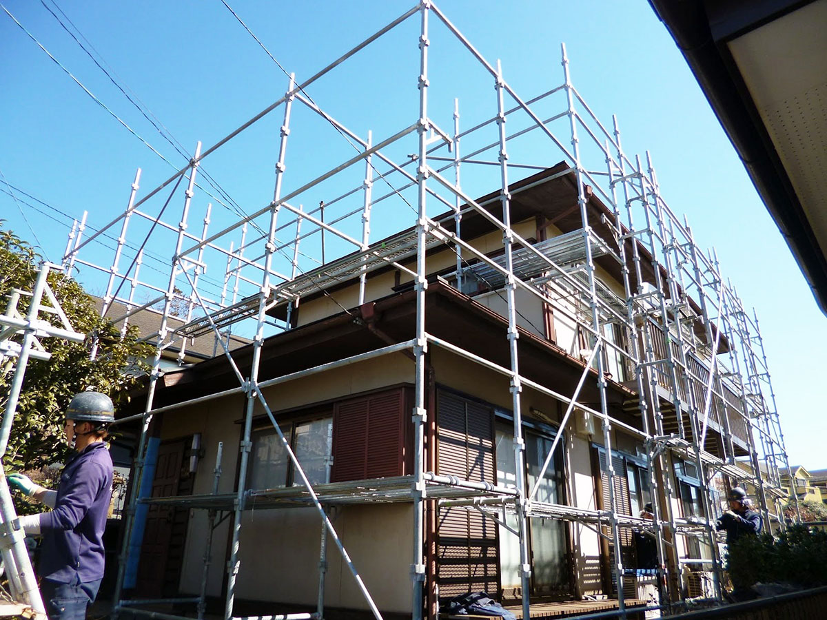 scaffold_017 | 外壁塗装は神奈川県横浜市の塗装職人
