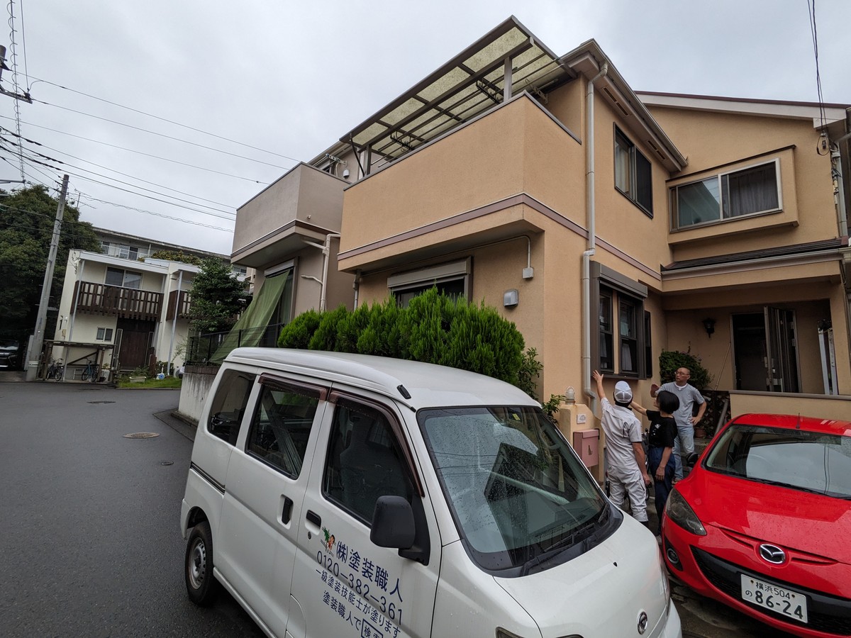 20230923_005 | 外壁塗装は神奈川県横浜市の塗装職人 横浜市戸塚区で行った外壁塗装の現地調査